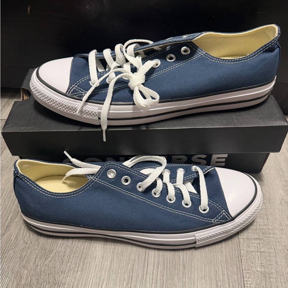 Converse Navy Low-Top Sneakers